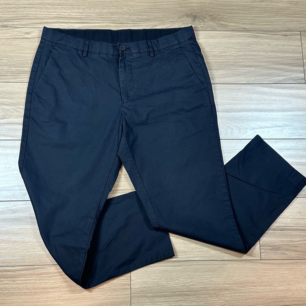 Bonobos Mens Pants Slim Straight Leg Navy Blue Chinos